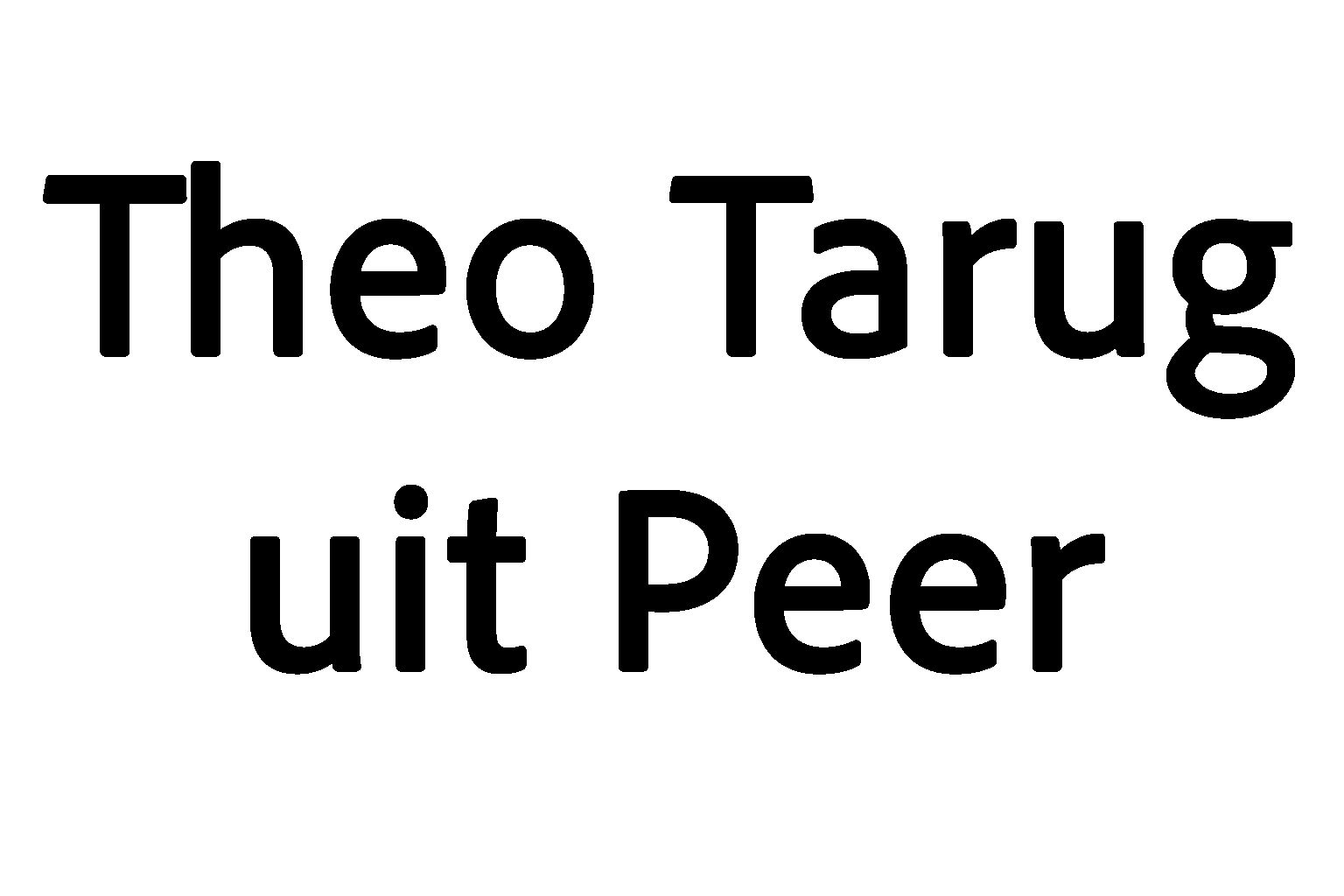 Theo Tarug uit Peer