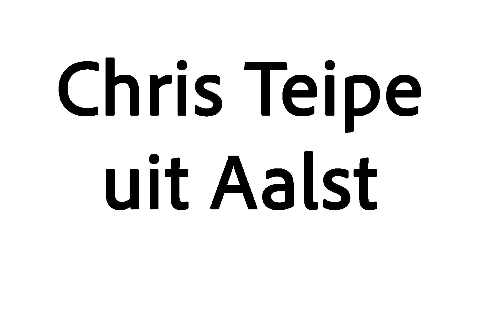 Chris Teipe uit Aalst