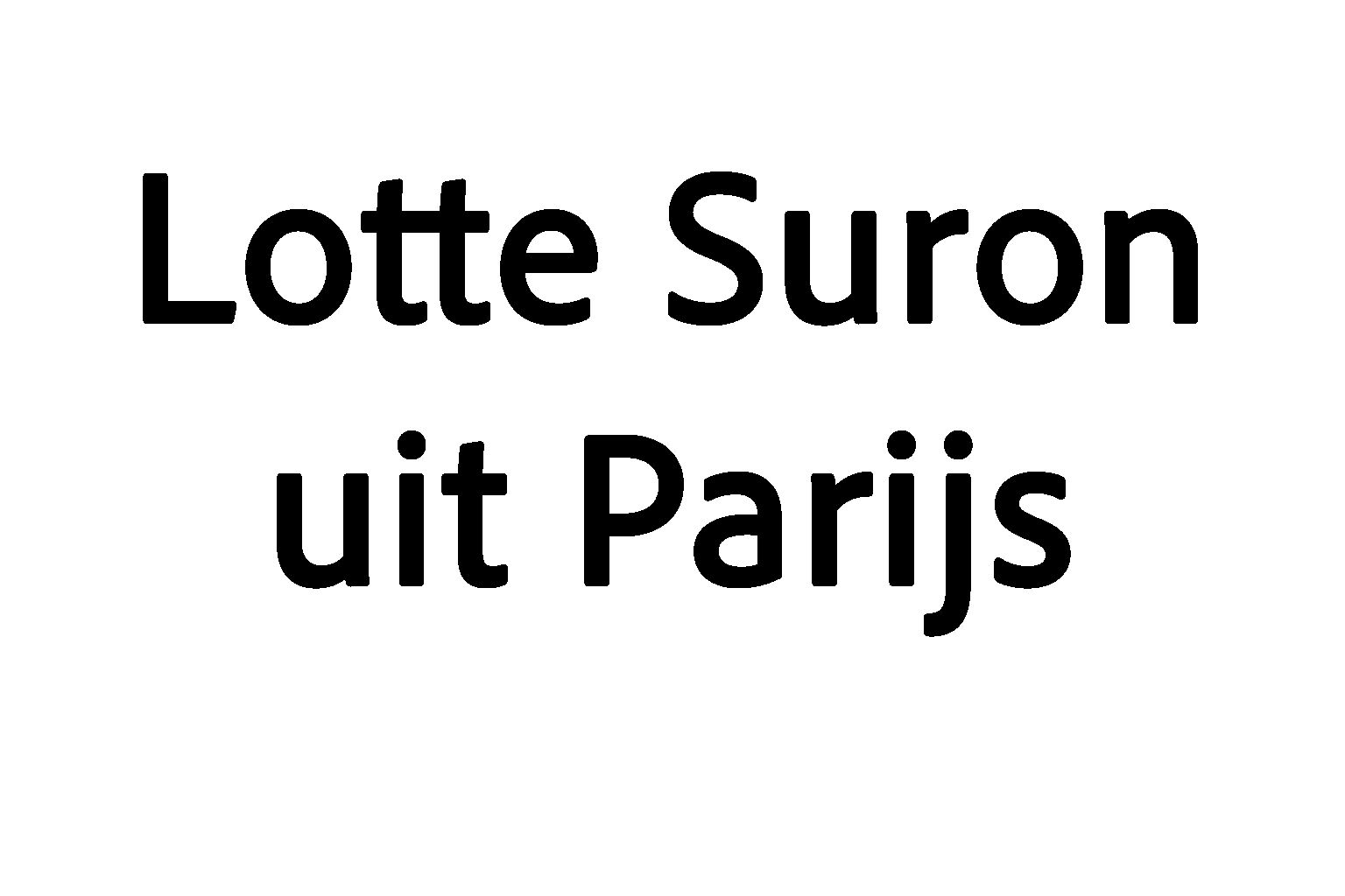 Lotte Suron uit Parijs