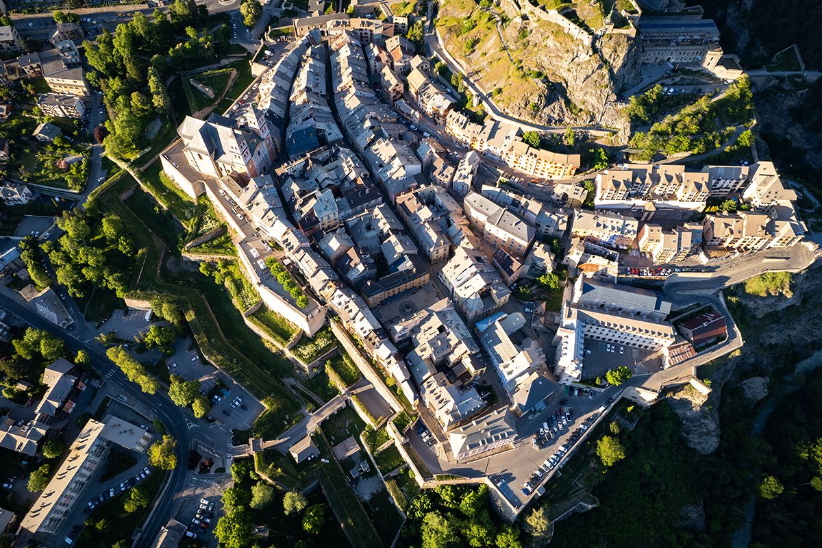 Briançon bovenaanzicht