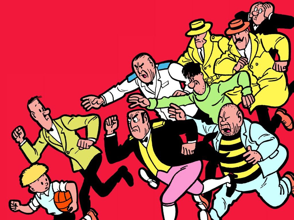 De jacht op een voetbal