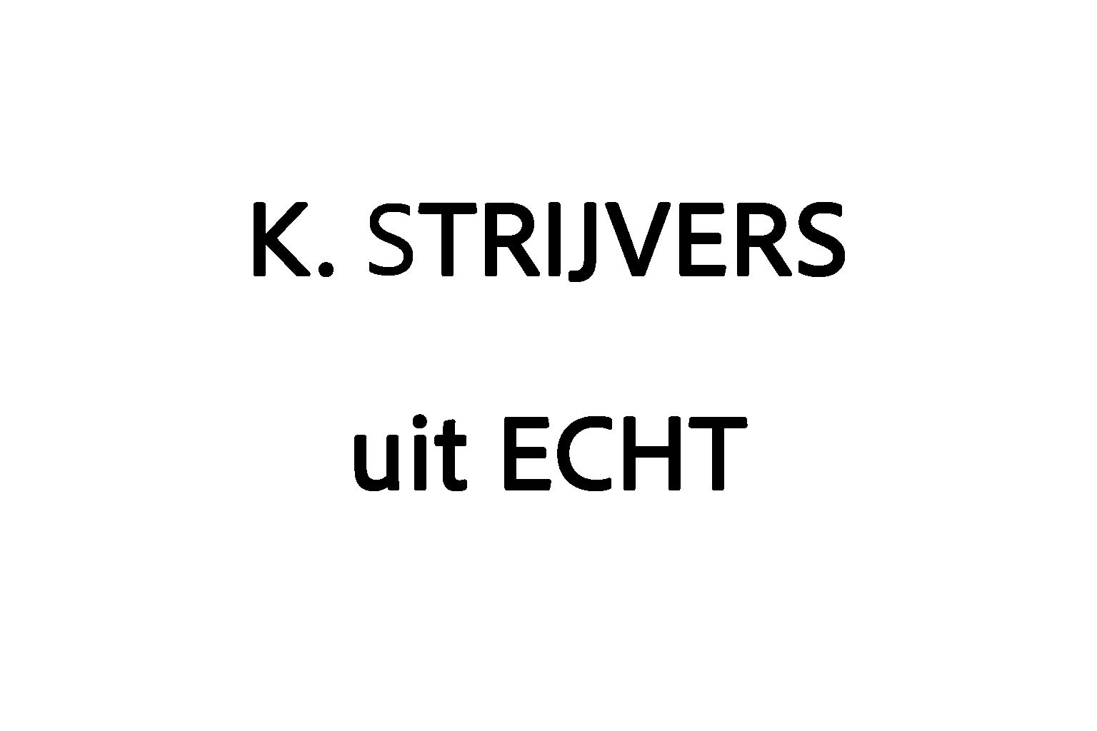 K Strijvers
