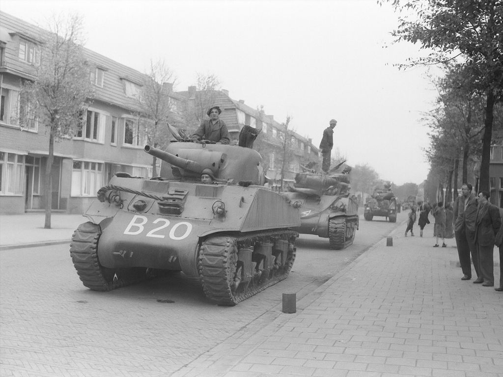 Sherman tank Bergen op Zoom
