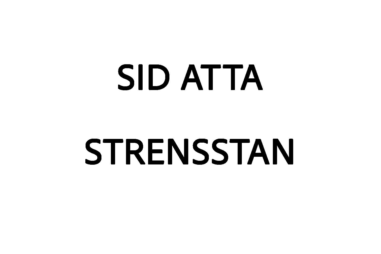 Sid Atta Strensstan