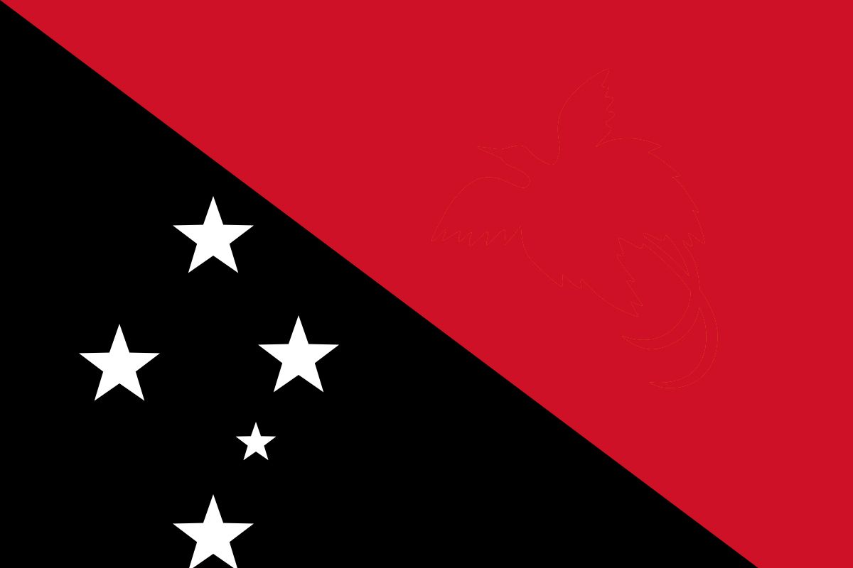 Vlag Papa Nieuw Guinea